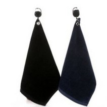 [제이케이스포츠] 릴 와이어 클립 극세사 골프 타올 수건 고리 1+1 2p, 필수선택:클립형 릴와이어 골프타올 2개