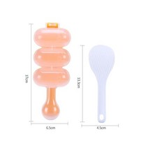 아이스크림 철판 메이커 틀 크리에이티브 주먹밥 금형 DIY 스시 주방 아기 재미있는 오렌지 초밥 만들기 도구 도시락 액세서리 2 개세트, 1set