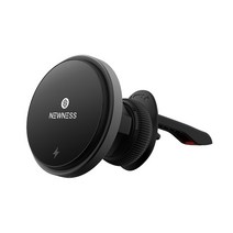 뉴니스 EZ1 맥세이프 차량용 무선충전기 아이폰 갤럭시 맥세이프 카마운트 EZ1 (플라스틱), 1개