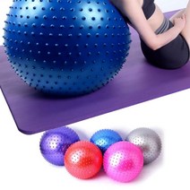 50대남성 허리강화 75cm 지압돌기 짐볼 산후조리운동 크런치 산전운동 다리, E지압짐볼75cm레드