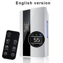 소형제습기 미니 욕실 제습기 2.2l 지능형 원격 청정기 습도 제어 제상 자동 164, 220v, 영국 플러그