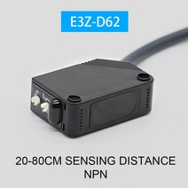 포토 센서 광화이버 스위치 Cloweit 10cm 2m 5m 감지 확산 반사 빔 광전 근접 E3Z D61 D81 D62 D82 T61 T81, 01 Ecom. No Accessory, 03 E3Z-D62 NPN