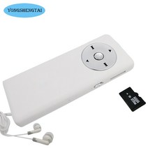 MP3 이어폰 reproductor 드 musica 무손실 사운드 음악 미디어 플레이어와 휴대용 마이크로 SD 플레이어 TF 카드, [02] 은