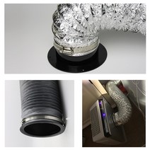 75-200mm ABS 원형 파이프 플랜지 시트 환기 호스 커넥터 팬 주방 시스템 하드웨어, 03 100mm