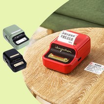 NIIMBOT 라벨프린터 의류택 네임택 라벨기 B21, 레드-라벨지 미포함, 1개