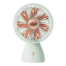 소싱 포레스트 탁상용 무선 회전선풍기 시즌3, 달리아부케(베이지)