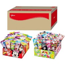 글리코 팝 캔 12 개 60 개 디즈니 미키 형 스틱 캔디 (막대기있는 사탕) 글리코 박스형, One Color_One Size, One Color_One Size, One Color_One Size