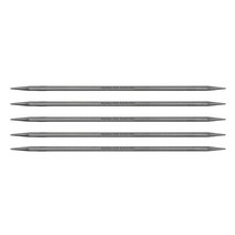히야히야 스틸 양날 대바늘 6인치 15cm 모자 장갑뜨기 뜨개질, 1.75mm