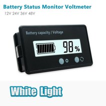 차량용보조배터리 인산철시동배터리 인산철보조배터리 lcd 12-48v 납산 상태 전압 전압계 모니터 미터 전원 은행 테스트 장비 자동차 오토바이 볼트 테스터