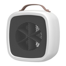 공업용 산업용 열풍기 열풍건조기 500W 미니 전기 히터 팬 겨울 홈 데스크탑 220V 따뜻한 빠른 난방 공기, 하얀색_500W_유럽 연합