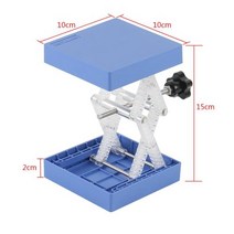 벤치 수납 의자 현미경 실험실 리프팅 플랫폼 스탠드 랙 가위 잭 리프터 테이블 100x100mm 과학 실험용