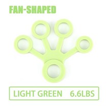 헬스 용품 손가락 운동 기구 핸드 그립 강화제 강도 트레이너 손목 통증 완화 기타 관절염 및 암벽 등반, Fan-light green6.6LB