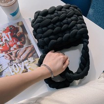 자이언트얀 빅얀 패브릭얀 루피 망고실 벨벳 가방만들기 핑거니팅, 일반자이언트얀(와인)1kg