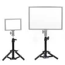 룩스패드22 룩스패드43 테이블 미니 스탠드 최대 38cm 가성비짱 거치대 라이트 스탠드 조명 개인방송, 38cm스탠드+미니볼헤드