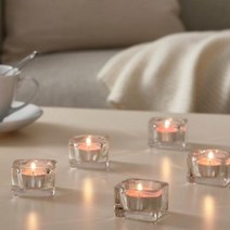 이케아 SINNLIG 신리그 미니향초 30P 브라이트핑크, 상세페이지 참조