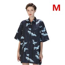 살롱 전문 미용사 작업복 이발사 패션 반팔 지퍼 미용 작업복 애완 동물 미용 방수 작업복