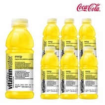 글라소 비타민워터 에너지 500ml X 6개 비타민워터 에너지드링크 편의점음료 비타파워 음료도매