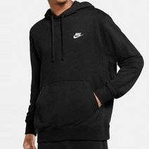 나이키 봄 가을 프렌치테리 풀오버 블랙 후디