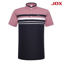 제이디엑스 JDX 남성 스트라이프 헨리넥 티셔츠(X2SMTSM11DN)