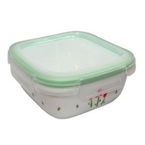 코렐 밀폐용기 반찬통 냉장고 용기 그릇 플라워 325ml, 코렐 밀폐용기 반찬통 냉장고 용기 그릇 플