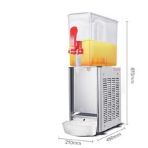 음료 디스펜서 주스 슬러시 냉음료 식혜 아이스티, 10Lx2 실린더 혼합형(단일 냉각 모델)