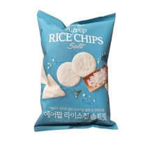 피코크 에어팝 라이스칩 솔트맛 120g 5개