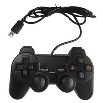 new 최신 USB 유선 게임 패드 PC 컴퓨터 용 단일/이중 진동 컨트롤러, 를 입력