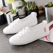 [PINK LITCHI]여성 캐주얼 화이트 펌프스 플랫 로퍼 스니커즈 단화 M510Ting510BX01