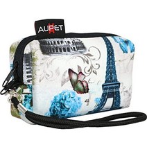 aupet 핑크 나비 디자인 디지털 카메라 케이스 가방 파우치 동전 지갑 sony samsung nikon canon kodak, fp-hdc-022