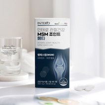 인테로 관절건강 엠에스엠 MSM 조인트 메타 식이유황 먹는유황, MSM 메타_2개, 700mg(180정)
