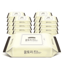꿈토리물티슈 아기 대용량 물티슈 나비의꿈 리필형 20팩 55gsm, 꿈토리 대용량 나비의꿈 리필형 20팩