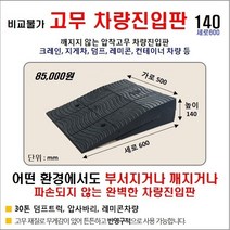 고무차량진입판(500x600x140)HK 깨짐 파손NO 고무차량진입판140 차량진입판설치 방지턱 주차턱 차량발판 도로턱 인도턱 차량오름판 차량진입경사판 턱진입판