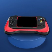 추억의게임 레트로게임기 오락실게임기 업그레이드 8 비트 핸드헬드 게임 콘솔 35 인치 HD 수평 스크린 비, 02 Red