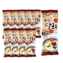 소표 즉석칼국수250g(2인분용 스프첨가) 10개입, 250g, 1개