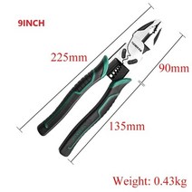 전선 탈피기 폐전선 multifunct 플라이어 wire cutters wire stripper demolisher 플라이어 universal needle nose plier, e