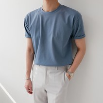11컬러 머슬핏 분또 아이스 쿨 스판 무지 반팔 티셔츠(11color)