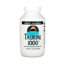 소스네츄럴스 Source Naturals 타우린 1000mg 캡슐, 240정, 1개