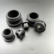 검정색 4.5mm-50.6mm 실리콘 고무 스냅 온 그로멧 구멍 플러그 엔드 캡 마개 와이어 케이블 보호 부시, 53 7.5mm(Bore 5mm)10pcs
