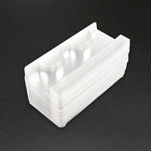 50pcs 속눈썹 포장 상자 케이스 컨테이너에 대 한 도매 원형 라운드 분명 속눈썹 트레이 플라스틱 투명 빈 홀더 트레이, 13, 100개