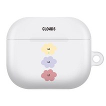 유니온바이닐 에어팟 프로2 하드 케이스, 뭉게구름 구르미셋, 에어팟프로2