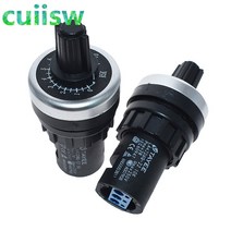 LA42DWQ-22 1K 5K 10K 50K 100K 200K 직경 22mm 냄비 회전식 전위차계 변환기 거버너 인버터 저항 스위치, 01 10 천개 옴
