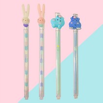 필기도구1880 아이비스 1500 러블리젤펜(CR), 분홍 토끼