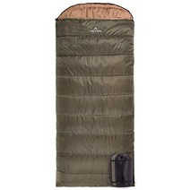 TETON Sports Celsius XXL Sleeping Bag; Great for Family Camping; Free Compression Sack Olive Green, 1