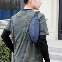 [알티피아] 허리색 뮤직 워터스트랩 이어폰 크로스백 조깅 슬링백