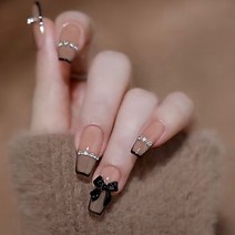 잇템샵 3차업데이트 네일팁 페디큐어 붙이는네일팁 숏 롱 인조손톱+네일글루+양면테잎 서비스, 3차네일팁194