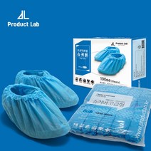프로덕트랩 일회용 부직포 비닐 슈커버 100매, PE, 벌크형