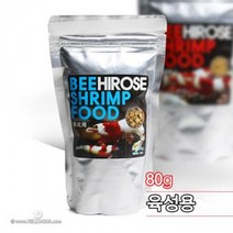 [헬로아쿠아]히로세 애완 새우사료 육성용 80g-먹이 밥, 단일속성