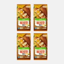 풀무원 치즈핫도그 체다 모짜렐라 4입 개당 80g X 4개, 아이스팩 기본 1개