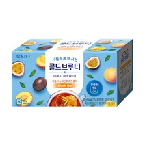담터 콜드브루티 복숭아 패션후르츠 홍차 20T, 120개