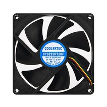 (쿨러텍 CT-9225H12RF-4P 92mm 저소음 유체베어링 쿨러 (시스템쿨러/92mm 저소음/유체베어링/쿨러/시스템쿨러/쿨러텍, 단일 모델명/품번